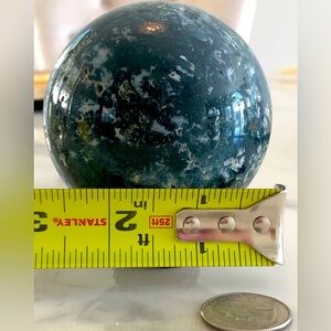 Large Moss Agate Sphere Crystal